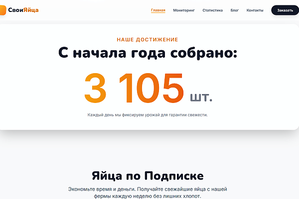 Яйца под присмотром технологий!